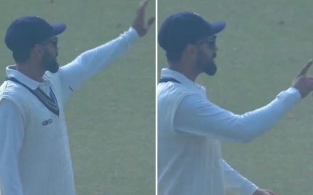 [WATCH]- Virat Kohli Urges Security To Spare Pitch Invader During Delhi vs Railways Ranji Trophy Match