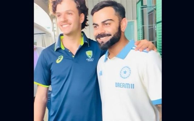 Virat Kohli And Sam Konstas Shares A Moment Of Joy Altogether