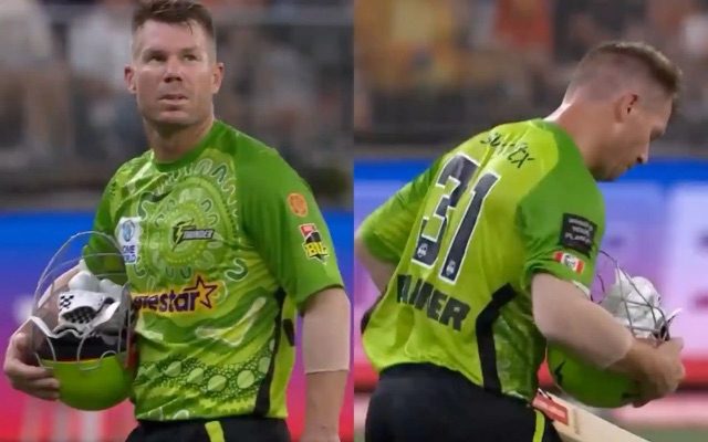 [Watch] David Warner Walks Off The Field Ignoring 3rd Umpire