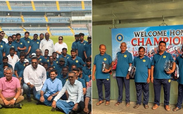 MCA’s Unique Tribute To Groundsmen On Wankhede’s 50th Anniversary
