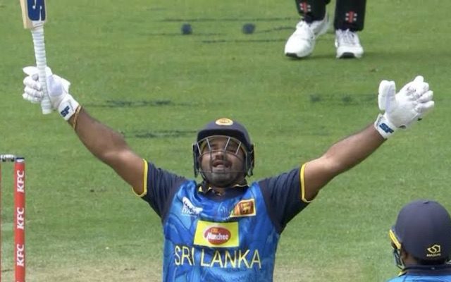 [WATCH]- Sri Lankan Batter Celebrates Maiden T20I Hundred In NZ vs SL 3rd T20I