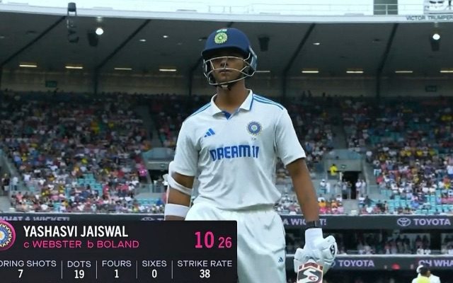 [WATCH]- Scott Boland Strikes Early, Dismissing Yashasvi Jaiswal In BGT 2024-25 5th Test