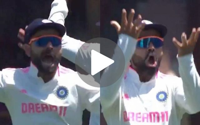 [WATCH]- Kohli Energizes Crowd As Labuschagne Falls For 6 On Day 3 Of BGT 2024-25 5th Test