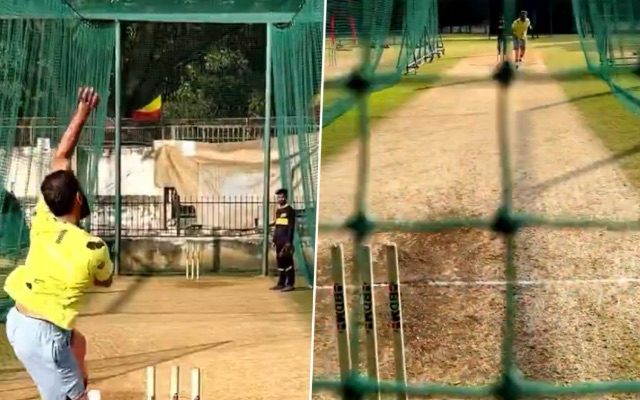 [WATCH]-  Mohammed Shami Trains Intensely in Nets Before Vijay Hazare Trophy Quarterfinals