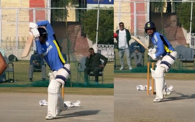 [WATCH]- Shubman Gill Puts In The Hard Yards Ahead Of Ranji Trophy Clash Against Karnataka