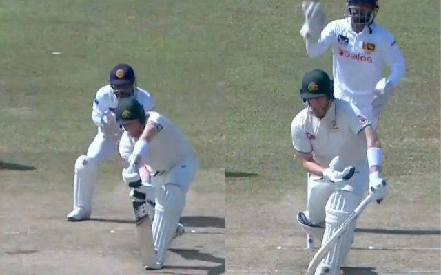 [WATCH] Kusal Mendis Pulls a Great Catch as Steve Smith Departs for 131 in SL vs AUS 2025 2nd Test