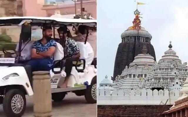[WATCH] Team India Players Visit Jagannath Temple in Puri for Blessings Ahead Of IND vs ENG 2nd ODI