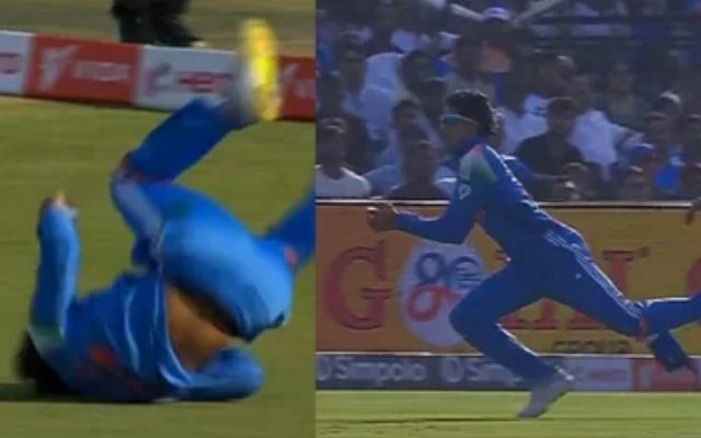 [Watch]: Shubman Gill Stuns Fans with a Spectacular Running Catch in 2nd ODI