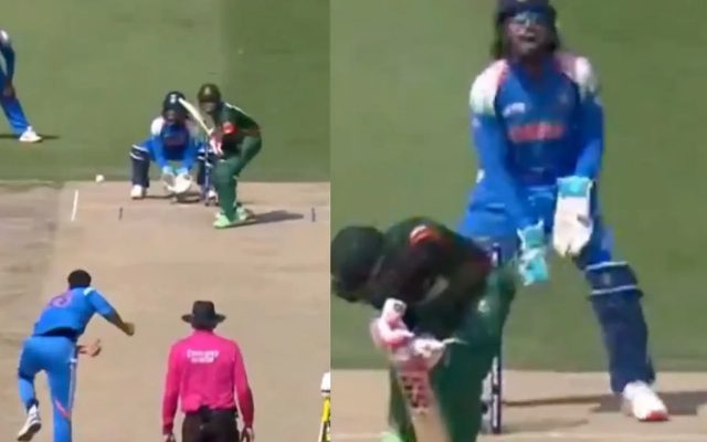 [WATCH]- Axar Patel’s Magic Delivery Sends Mushfiqur Packing For A Golden Duck