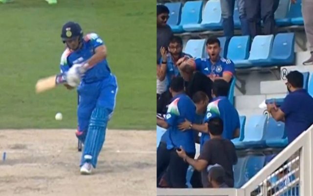 [WATCH]: Shubman Gill’s Monstrous Six Impresses Rohit Sharma In IND vs BAN match