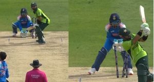 Axar Patel Stuns Pakistan Skipper Rizwan with Brilliant Delivery in Champions Trophy 2025