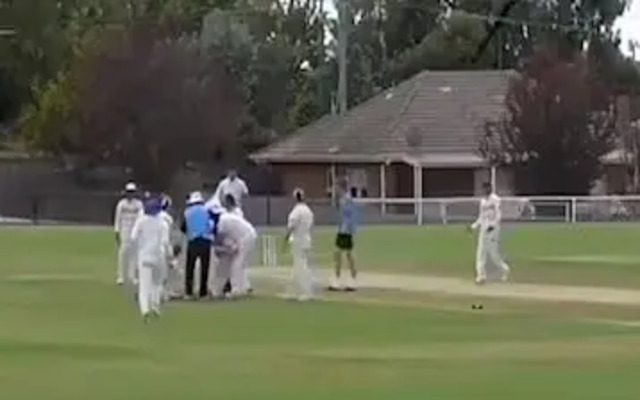 [WATCH] Shocking Assault Breaks Out During A Club Cricket Match In Victoria; Video Goes Viral