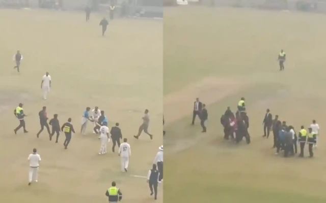 [WATCH]- 3 Fans Rush To Field To Touch Virat Kohli’s Feet In Delhi vs Railways Ranji Trophy Match