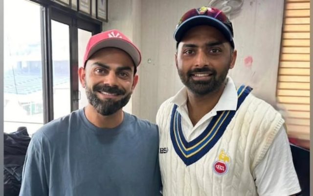 Virat Kohli Presents Special Gift To Delhi’s Shivam Sharma Following Railways Victory