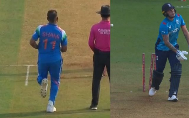 [WATCH]- Mohammed Shami Cleans Up Brydon Carse With A Stunner In IND vs ENG 1st ODI 2025