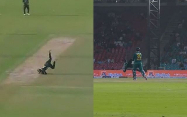 [WATCH]- Salman Agha’s Stunning Grab Dismisses Matthew Breetzke In PAK vs SA ODI