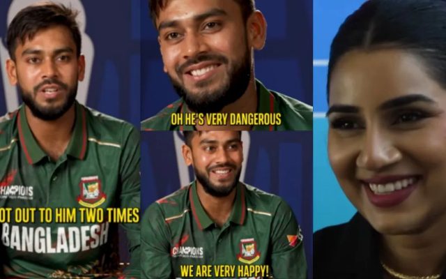 [WATCH]- Mehidy Hasan Miraz Relieved As Jasprit Bumrah Misses ICC Champions Trophy 2025