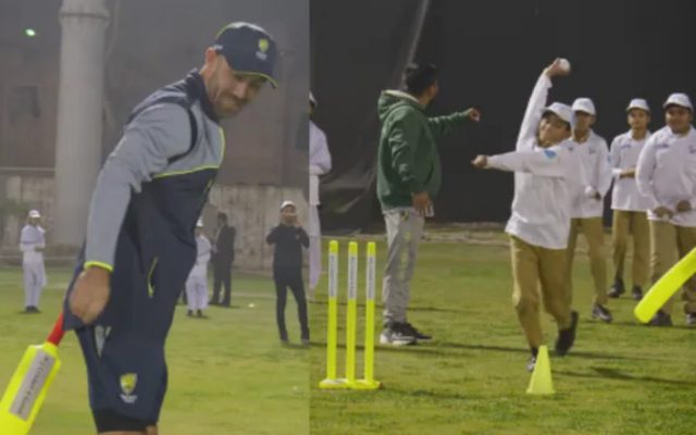 [WATCH]- Pakistani Youngster With Bumrah’s Bowling Style Surprises Maxwell In Nets