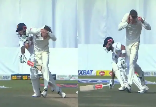 [WATCH] Kusal Mendis Avoids Injury In Nasty Collision With Matthew Kuhnemann