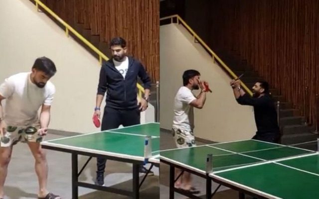 [WATCH]- Rashid Khan Enjoys Table Tennis Session With Shaheen Afridi And Haris Rauf