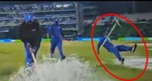 Player, Commentators Can't Control Laugh Over Funny Incident from the AFG vs AUS Clash
