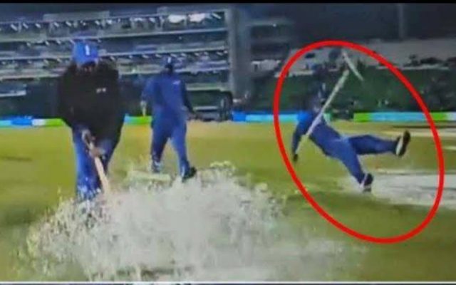 [Watch]: Player, Commentators Can’t Control Laugh Over Funny Incident from the AFG vs AUS Clash