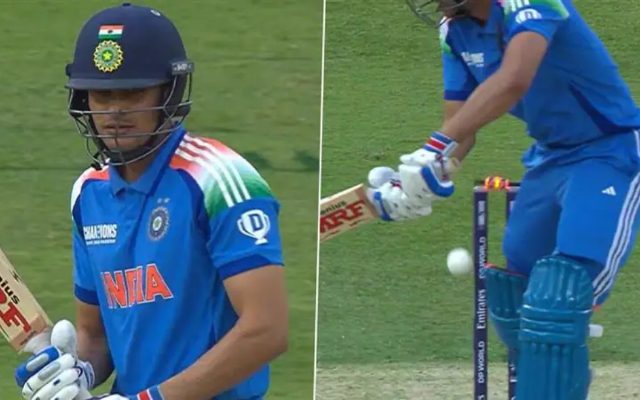 [Watch]: Disciplined Dwarshius Dismisses Shubman Gill in IND vs AUS Encounter