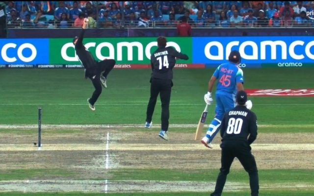 [Watch]: Glenn Phillips or Alien? Phillips Grabs Epic Catch to Dismiss Gill in Champions Trophy Final