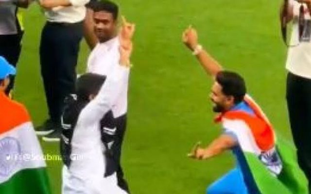 [Watch]- Shubman Gill’s Father And Rishabh Pant Celebrate The Win With Bhangra