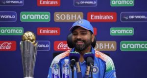 [WATCH] Rohit Sharma Wraps Champions Trophy Medal Around Daughter's Neck