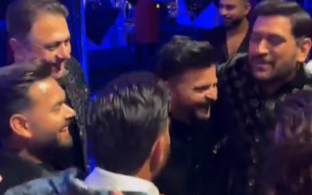[Watch]: MS Dhoni and Suresh Raina Show Off Dance Moves at Rishabh Pant’s Sister’s Wedding