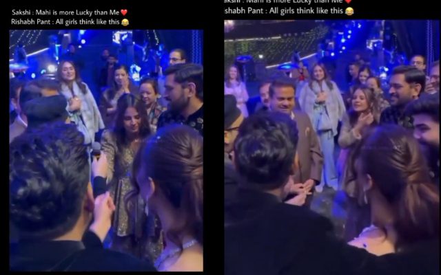 [Watch]: MS Dhoni and Sakshi’s Lighthearted Banter