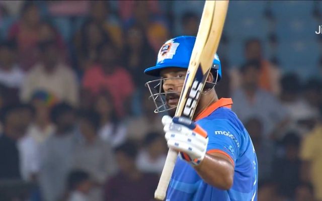 [WATCH]- Yuvraj Singh Slams 7 Sixes In Fiery 59-Run Knock In IML T20 2025 Semi-Final