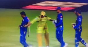 Deepak Chahar Teases MS Dhoni and Gets Playful Bat Treatment After the Match