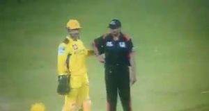 MS Dhoni's Chat With On-Field Umpire During Match Goes Viral