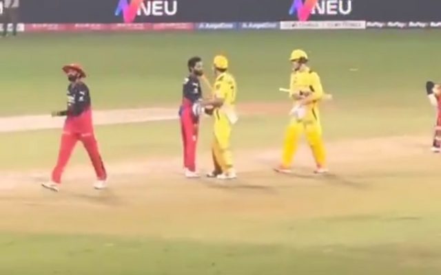 [Watch]: Rajat Patidar Removes His Cap Before Shaking MS Dhoni’s Hand; Here’s Why