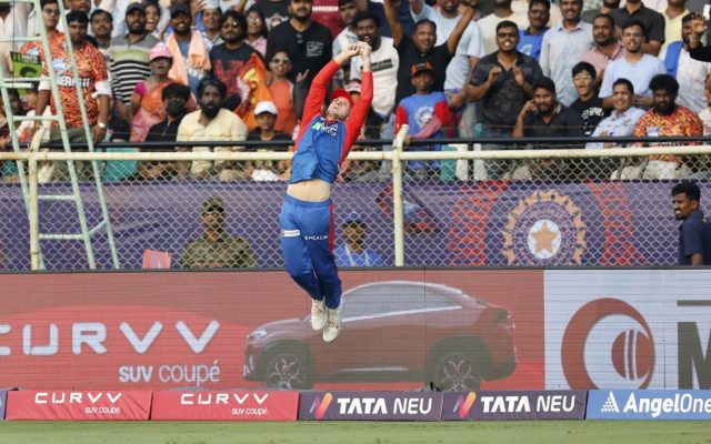 [Watch]: Unbelievable! Fraser-McGurk Pulls Off The Catch Of The Season To Dismiss Aniket Verma In DC vs SRH Clash