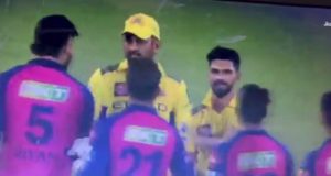 Rajasthan Royals Players Remove Caps to Honor MS Dhoni After Nail-Biting Victory Over CSK
