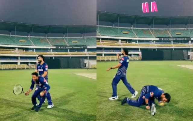 [WATCH] Dhruv Jurel Bursts Into Laughter During RR Training Camp