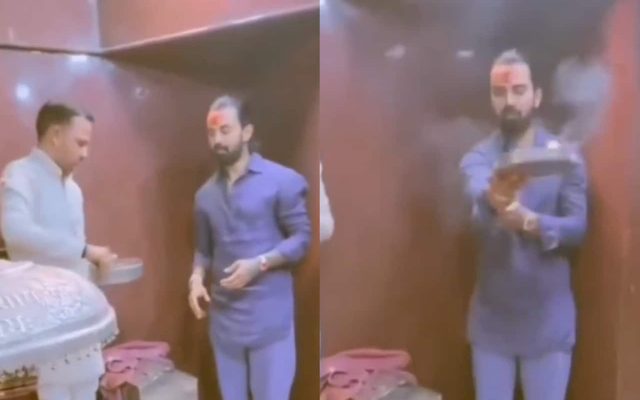 [WATCH] KL Rahul Seeks God’s Blessings Ahead Of IPL 2025