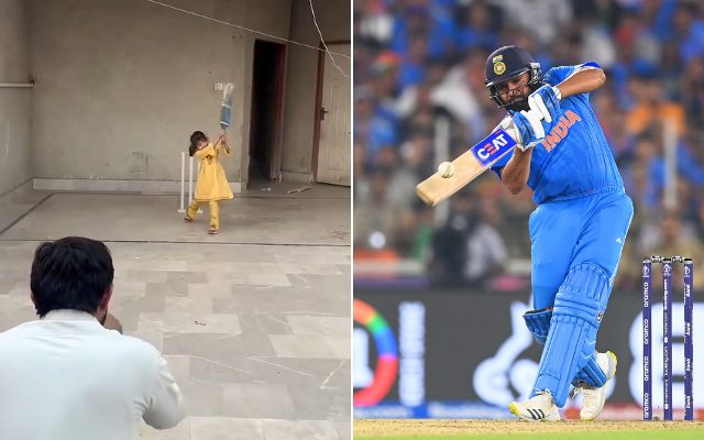 [Watch]: Meet the 6-Year-Old Girl Who Plays A Pull Shot As Perfect As Rohit Sharma