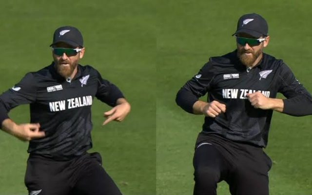 [WATCH]- Williamson’s Funny Reaction After Stopping Pandya’s Powerful Shot In IND vs NZ 2025 Goes Viral