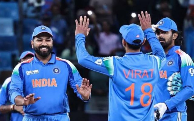[WATCH]- Kohli And Rohit Share Fiery High-Five Following India’s Win vs NZ In Champions Trophy 2025