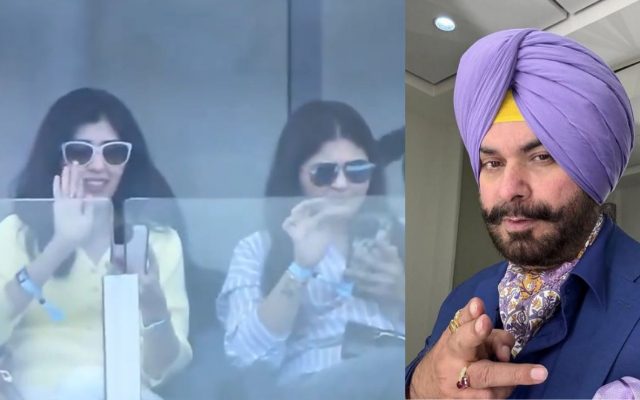 [WATCH]- Navjot Singh Sidhu Leaves Live Commentary To Compliment Beautiful Women