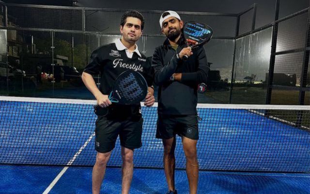 Babar Azam Plays Padel Tennis With Brother After Pakistan’s CT 2025 Exit