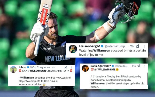 Kane Williamson’s Brilliant 102 Propels NZ To Victory In Champions Trophy Semifinal vs SA