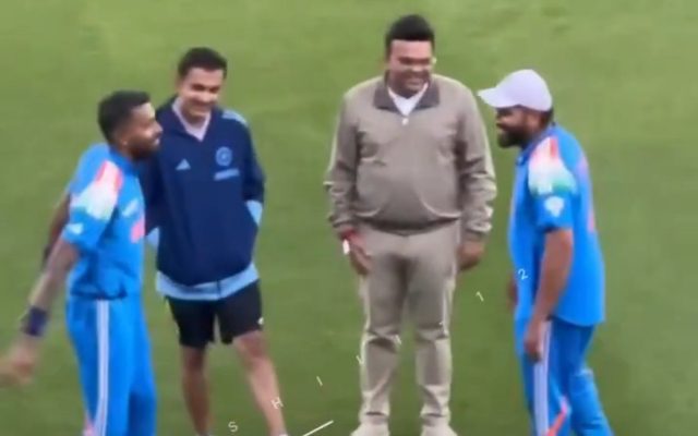 [WATCH]- Rohit Imitates Hardik’s Huge Six; Jay Shah’s Reaction Goes Viral