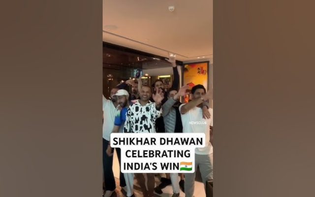 [WATCH]- Shikhar Dhawan Celebrates India’s 2025 Champions Trophy Win With Friends, Sings ‘Lehra Do’
