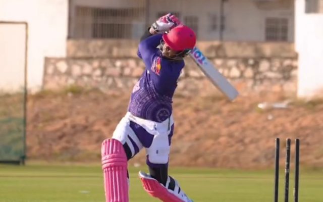[WATCH]- Shimron Hetmyer Knocks Over Tripod Camera During RR Practice Session Before IPL 2025