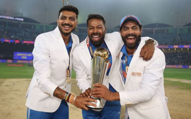Team India All-Rounder Thanks Support Staff After CT 2025 Win